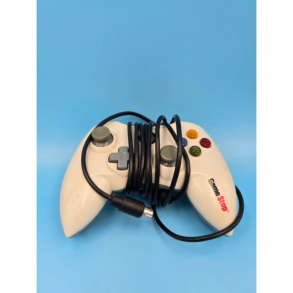 Gamestop Wired Controller For Xbox 360 Gamepad Madcatz  White
